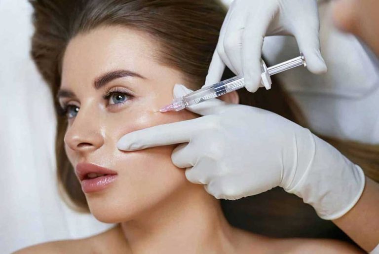 تزریق ژل گونه برای صورت کشیده