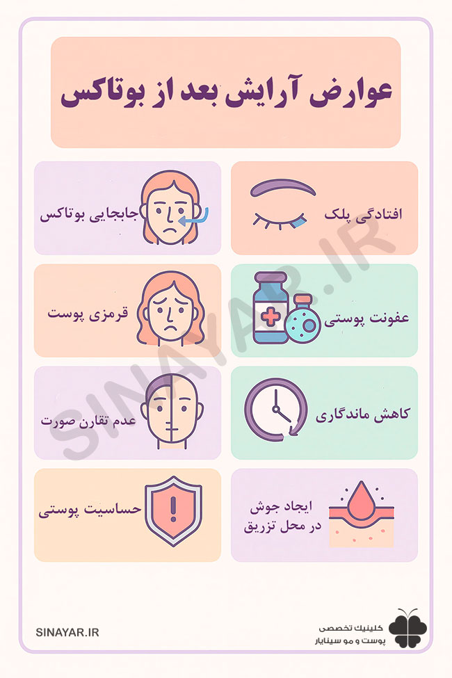 آرایش بعد از بوتاکس