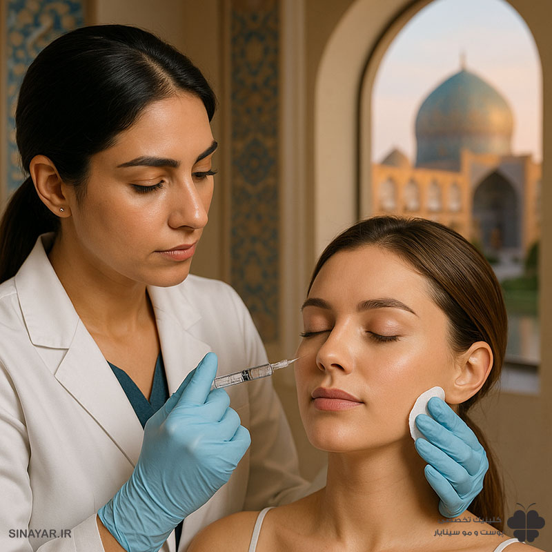 بهترین دکتر تزریق ژل شقیقه در اصفهان