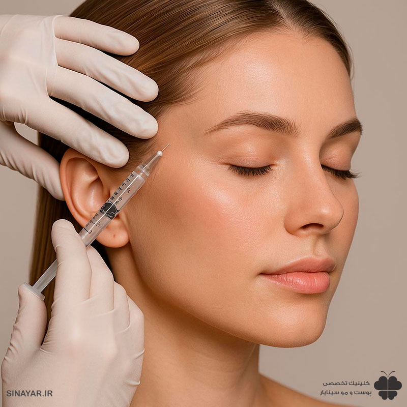 تزریق فیلر شقیقه اصفهان