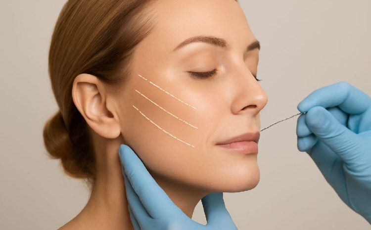 ماندگاری لیفت صورت با نخ