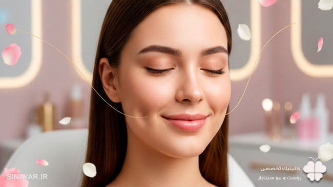 عوارض چال گونه با نخ