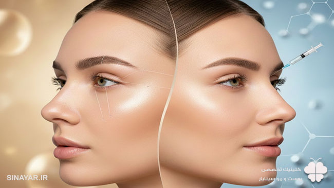 بوتاکس ابرو بهتر است یا لیفت ابرو با نخ