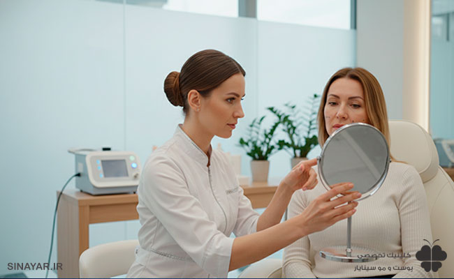 عوارض لیفت پیشانی با نخ