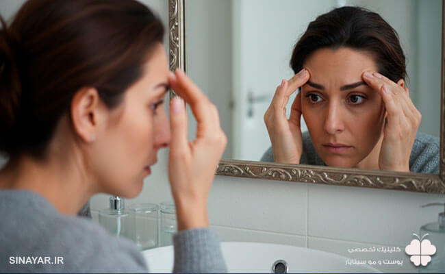 احساس سنگینی ابرو بعد از بوتاکس