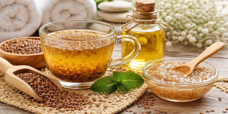 جوشانده ی تخم کتان برای پوست