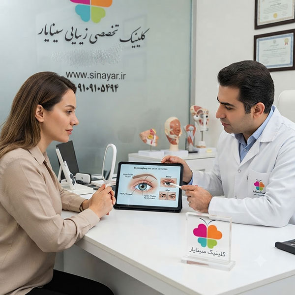 عمل درشت کردن چشم