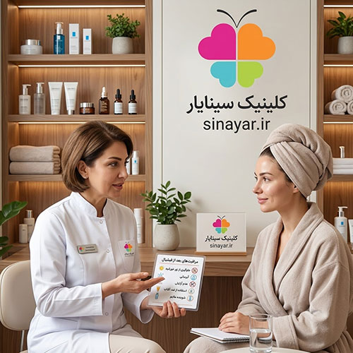 مراقبت بعد از فیشیال پوست