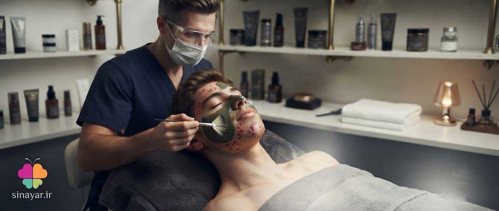 فیشیال برای جوش هورمونی آقایان