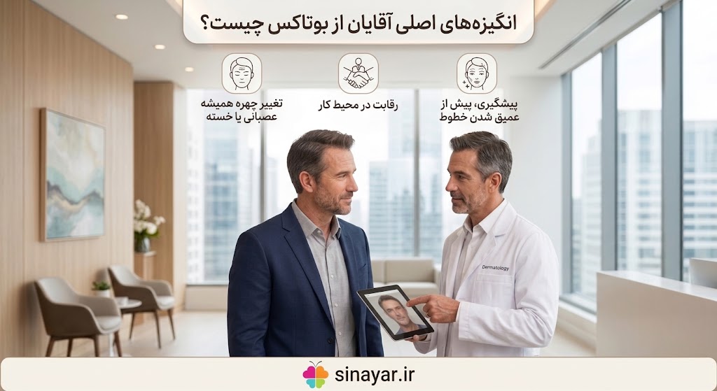 تزریق بوتاکس برای آقایان